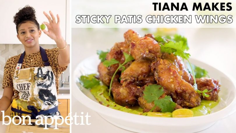 Tiana Makes Sticky Patis Chicken Wings | From the Home Kitchen | Bon Appétit
