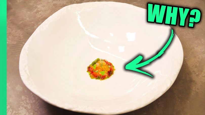 Why Expensive Restaurants Give Small Portions! Fine Dining Explained!!