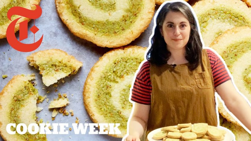 Claire Saffitz’s Pistachio Pinwheel Cookies | NYT Cooking