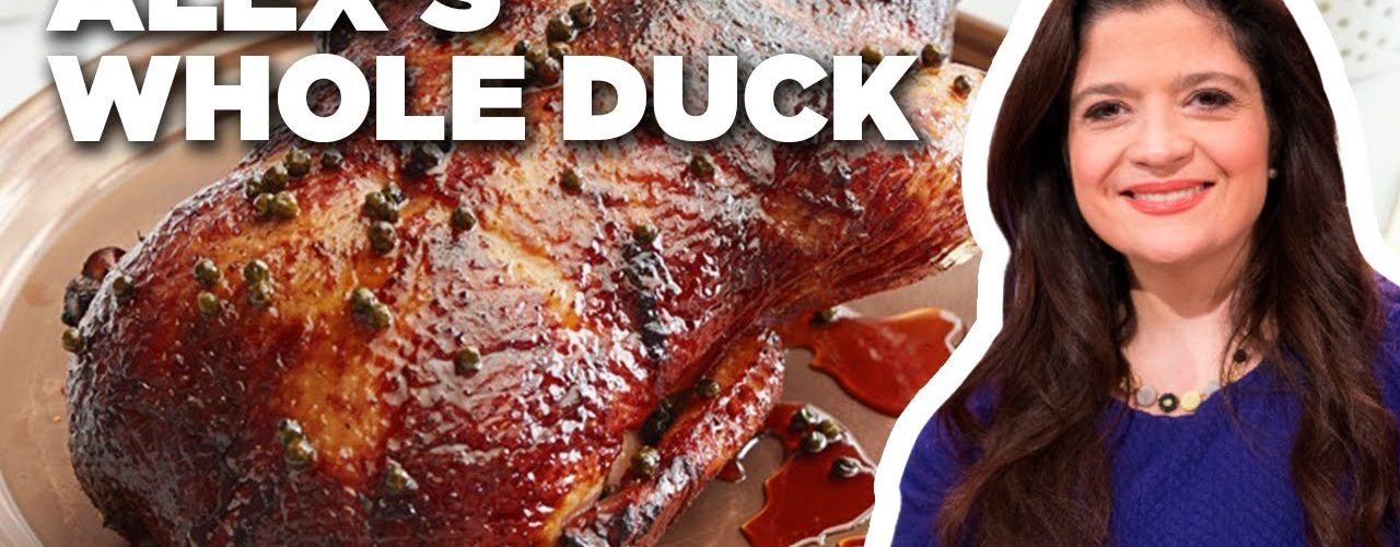 Alex Guarnaschelli’s Whole Duck with Green Peppercorn Glaze | Alex’s Day Off | Food Network