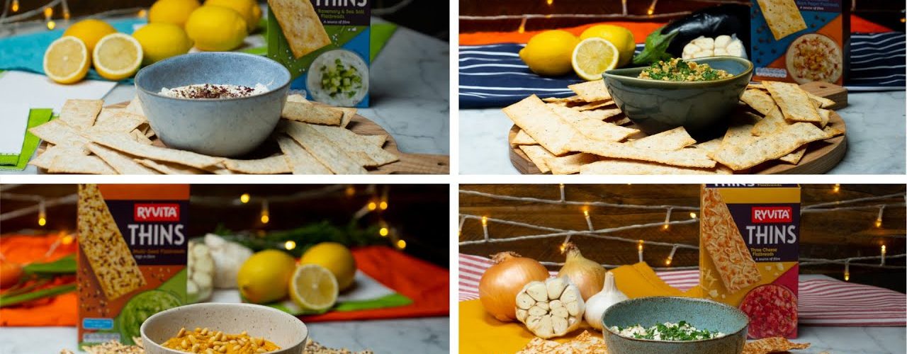4 Festive Dips with Ryvita Thins