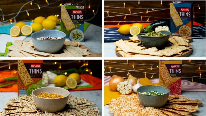 4 Festive Dips with Ryvita Thins