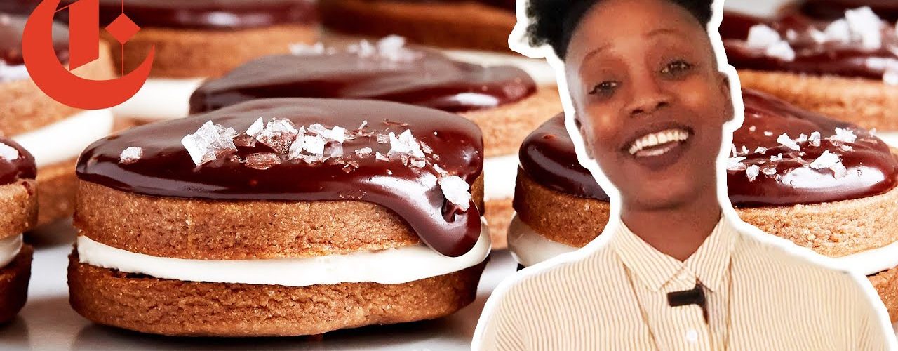 Hot Chocolate Marshmallow Sandwich Cookies With Yewande | NYT Cooking