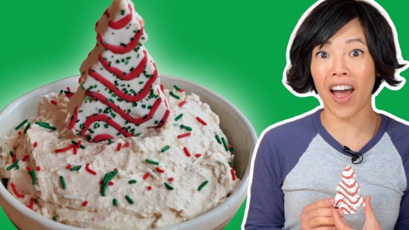 Grinding Up Little Debbie Christmas Tree Cakes Into a DIP