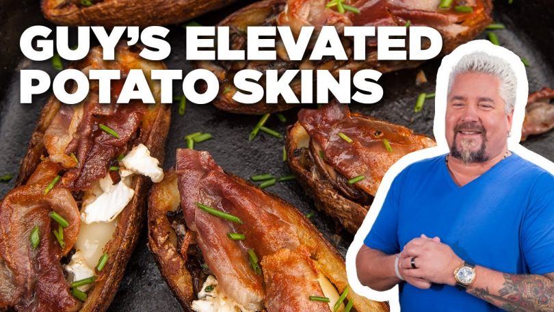 Guy Fieri’s Elevated Potato Skins | Guy’s Big Bite | Food Network