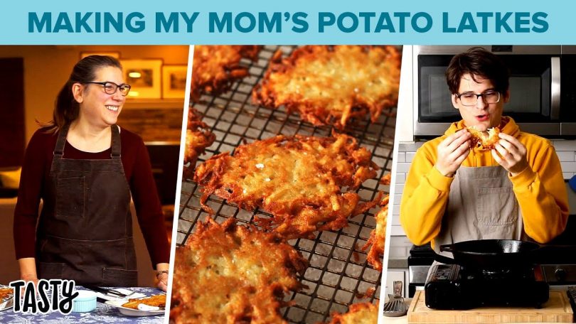 My Mom Teaches Me How To Make Our Family’s Potato Latke Recipe • Tasty