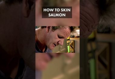 How To Skin Salmon #shorts