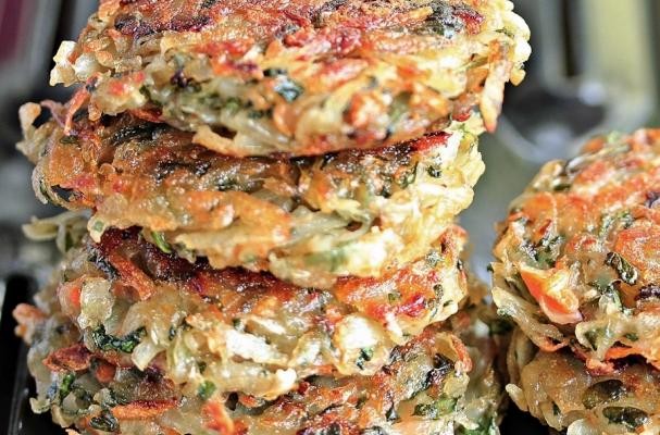 HomeMade Hashbrowns with Spinach and Carrots Recipe